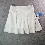 $168 NWT J. McLaughlin Skort Skirt Women XS White Pockets Tennis Golf