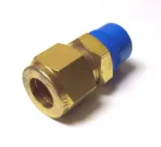 Hamlet Letlok 1/2" Tube OD X 3/8" Male NPT Male Connector Brass Fitting <B8MC6