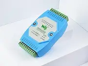 waveshare Industrial Isolated 8-ch RS485 Hub, Extend 8-ch RS485 Slave Ports via 1-ch RS485 Master Port,with Isolation and Relay,Support Rail-Mount, 300~460800bps (Self-Adaptive) Baud Rate, DC 9~24V