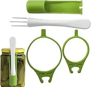 Pickle Picker - Multifunction Pickle Picker - Olive Pepper Food Grabber, Unique Kitchen Gadgets Pickle Fork with Long Handle for Jars