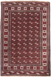 Torkoman - Hand Knotted Wool - 390X270 cms by Cyrus Rugs
