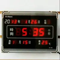 在飛比找蝦皮購物優惠-EDS 愛迪生HK-005 萬年曆插電LED電子鐘 ～插電式