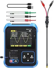 DSO-TC3 Digital Oscilloscope, 3 in 1 Handheld Digital Oscilloscope Signal Generator & Transistor Tester, 500Khz Bandwidth 10MSa/s, Standard,Handheld Oscilloscope Multimeter (Standard)