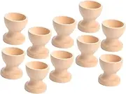 COLLBATH Unfinished Wooden Stand DIY Painted Egg Tray Holder for Children's Craft