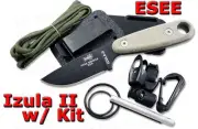 ESEE Izula II Micarta w/ Complete Kit IZULA-II-B-KIT