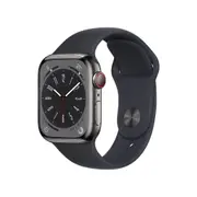 Apple Watch Series 8 41mm Graphite Stainless Steel Case GPS + Cellular