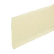 40ft x 4" Baseboard Trim Peel and Stick Flexible Molding Khaki Wood Grain