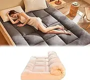 Adult Futon Mattress, Non-Slip Mattress, Portable Folding Mattress, Guest Mattress, Double Sofa Bed, Sofa Bed, Student Mattress