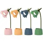 Cute Flower Reading Lamp Touch Switch Flower Bird Decorative Lamp for Home Decor