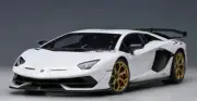 for AUTOART for Lamborghini for Aventador for SVJ White 1:18 car Pre-built Model