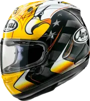 ARAI Corsair-X KR-2 Helmet Black Yellow S-2X DOT SNELL