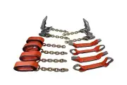 Mytee Products 8 Point Roll Back Vehicle Tie Down Kit with Chain Extension on...