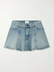 [Haikure] Haikure - Margaux Organic Denim Mini Skirt - Light denim - 24 24 Blue