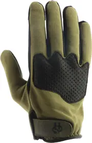 Helstons Dune Motorcycle Gloves, black-green-brown-beige, Size 2XL for Men Black Green Brown Beige