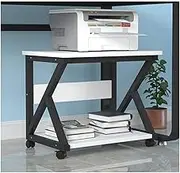 Printer Stand Printer Holder Printer Shelf 2-Tier Printer Stand with Wheels Office Printer Shelf Mobile Printer Rack Printer Cart Printer Rack Printer Shelves (Color : B)