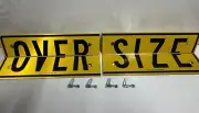 WA OVERSIZE, 27.5M & 36.5M LONG Aluminium Hinged Combo Signs - 510x250mm 2PC