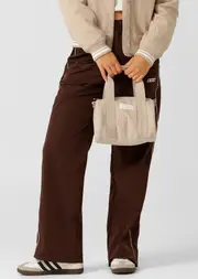 [Lorna Jane] Limited Edition Lotus Mini Duffle Bag in Neutrals One Size Light Oxford Tan