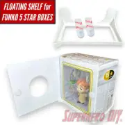 Floating Shelves for Funko 5 STAR boxes | Command strips included!