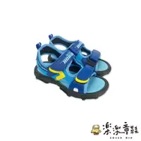 在飛比找momo購物網優惠-【樂樂童鞋】台灣製軟底彈性童涼鞋-藍(現貨 台灣製 涼鞋 男