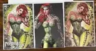 Poison Ivy #1 Exclusive Nathan Szerdy Trade/Virgin/Foil Variant Set NM