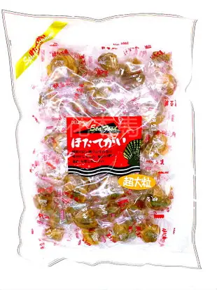 日本 筑中 北海道 干貝糖 干貝唇 帆立貝 原味 辛味 500g 即食干貝糖