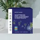Allerzip Smooth Waterproof Mattress Protector, Machine Washable, King, 11-18 Inc