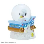 小禮堂 SNOOPY 造型水晶球 聖誕雪球 S