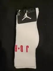 Nike Air Jordan Kids High Crew Socks (2-Pack) NWT - Size 5Y-7Y Brand New