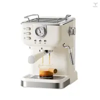在飛比找蝦皮商城優惠-Espresso 咖啡機 20 Bar 不銹鋼濃縮咖啡機帶奶