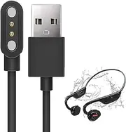 Blueshaweu Charging Cable Compatible with ANCwear Open Ear Headphones V7, Cable Charger Charging Station for ANCwear V7 Headphones (Black)