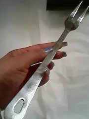 Large stainless steel serving Fork New.