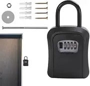Key Lock Box | Combination Key Lock Box - Fireproof Case Holder Wall Mounted Waterproof Secure For Home Car Documents