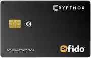 FIDO2 Security Key - Passwordless & 2FA Authentication - Compatible Microsoft, Apple, Google & More - Mifare Desfire - Convenient Card Format - NFC & Contact
