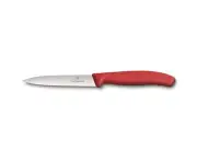 Victorinox Vegetable Knife Serrated 10cm Red