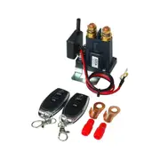 12V 500A Remote Battery Disconnect Switch Upgraded for Car Truck RV Battery Switch Isolator With 2 Black