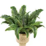Artificial Boston Fern Lush Shrub Plant, for Indoor & Outdoor