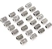 Hair Beads, Dreadlock Beads Viking Hair Bead Men Beard Beads for Salon for Trave