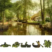 Wooden Jigsaw Puzzle for Adults by FoxSmartBox - 444 Pieces - Going To Market