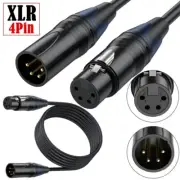 4 Pin DSLR Camera Monitor Recorder Power Supply Cable XLR4 Male To Female