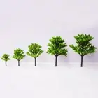 Bright and Beautiful HO Scale Model Trees for Train and Scene Decoration