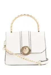 Aldo Chain Top Handle Crossbody Bag Patent Leather
