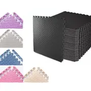 Interlocking EVA Foam Gym Flooring Mat Floor Mats Tiles 60 x 60cm - 12x