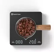 Mini Coffee Scale with Timer, Rechargeable Espresso Scale, 2Kg/0.1G Accurate Sc