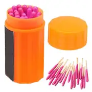 20-100Pcs Waterproof Matches With Case Survival Gear And Equipment, Camping Gear