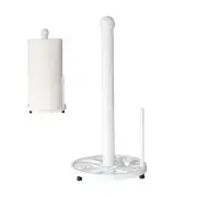 Vintage Paper Towel Holder Countertop - Cast Iron Standing Roll Paper Towel D...
