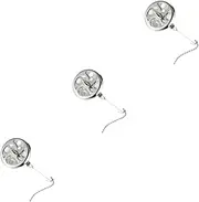 LABRIMP 3pcs Stainless Steel Pot Filter with Drip Spout Reusable Maker Cloth Filter Long Chain Pot Accessories for Espresso