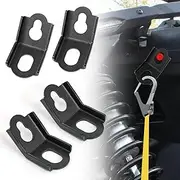 QUICKWOLF Maverick X3 Tie Down Brackets Hooks Compatible with Can Am Maverick X3 (2017-2023) Tie Down Brackets Hooks(4PCS)