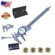 Professional Grade 150mm Double Shock Proof Dial Caliper - 0.02mm Graduation