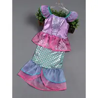 在飛比找ETMall東森購物網優惠-公主裙萬圣節兒童表演服裝美人魚