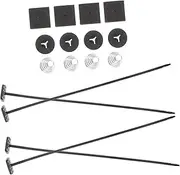 GRIRIW 1 Set Condenser Tie Car Accessories Chiller Kit Cooler Car Accesories Fan Radiator Spring Front and Rear Skewers Quick Release Skewer Space Little Monster Release Wheel Plastic